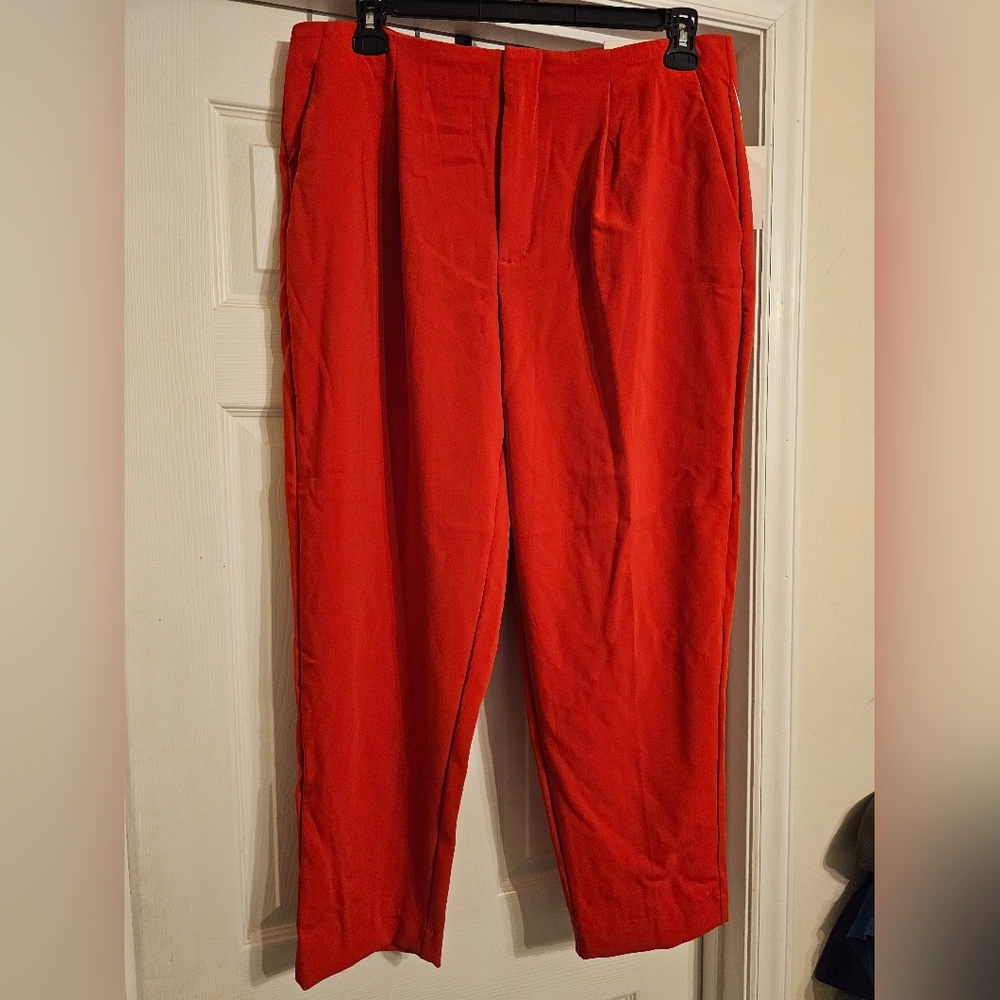 NWT Women's Red Pants. Size: 16R